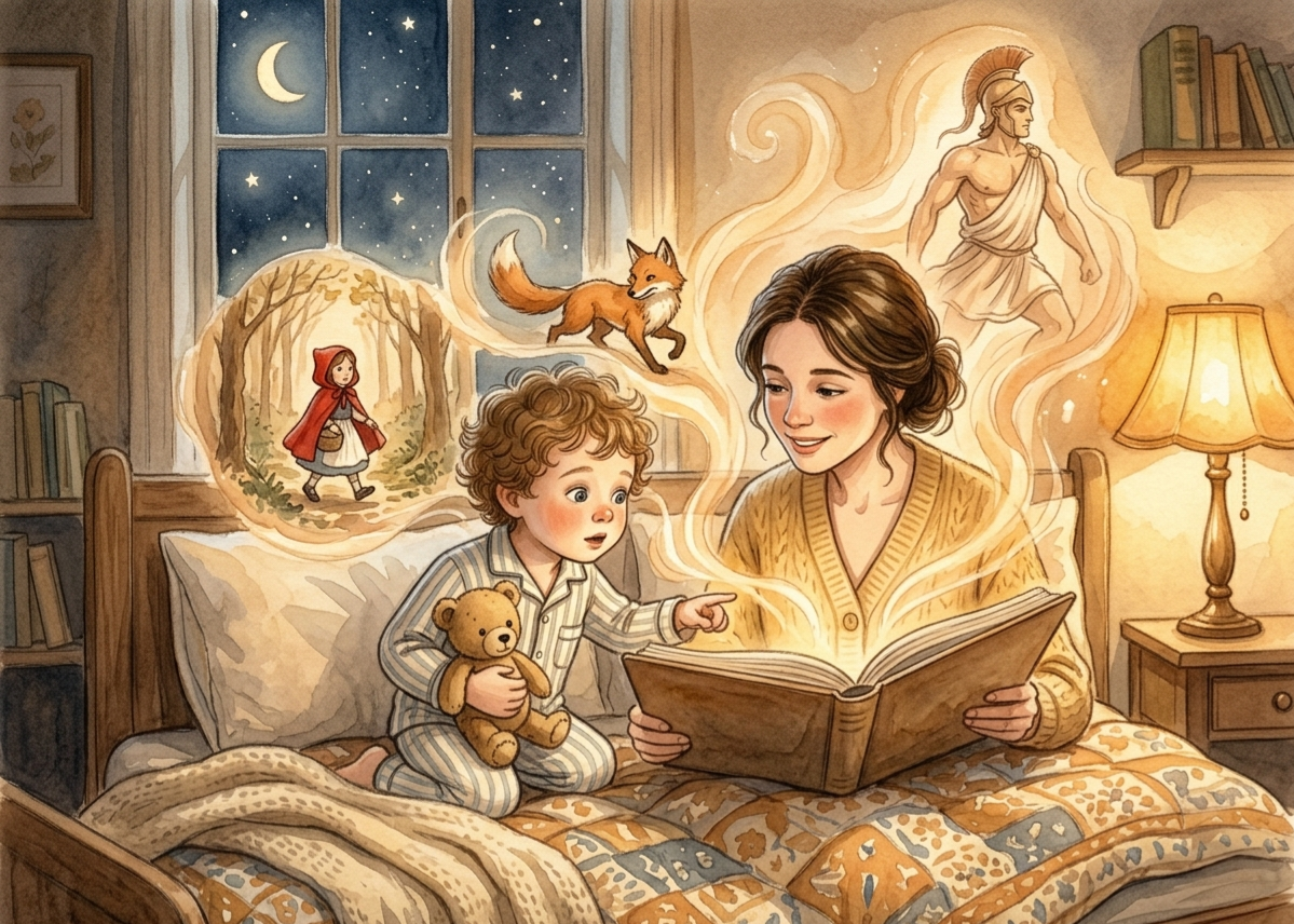 Fables, mythologie, contes et classiques narrés, classés par tranche d'âge